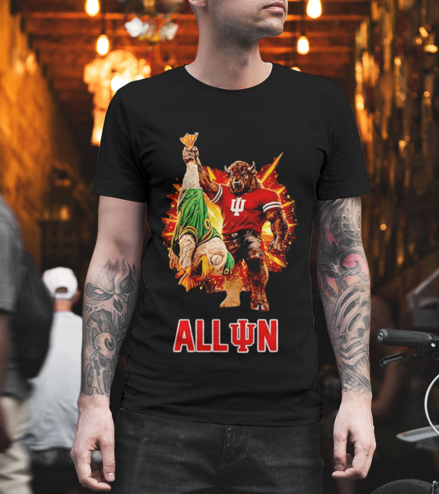 Indiana Hoosiers All In Victory Over Oregon Ducks T-Shirt