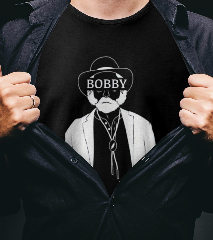 Bobby Bob Weir Grateful Dead Shakedown Drawing T-Shirt