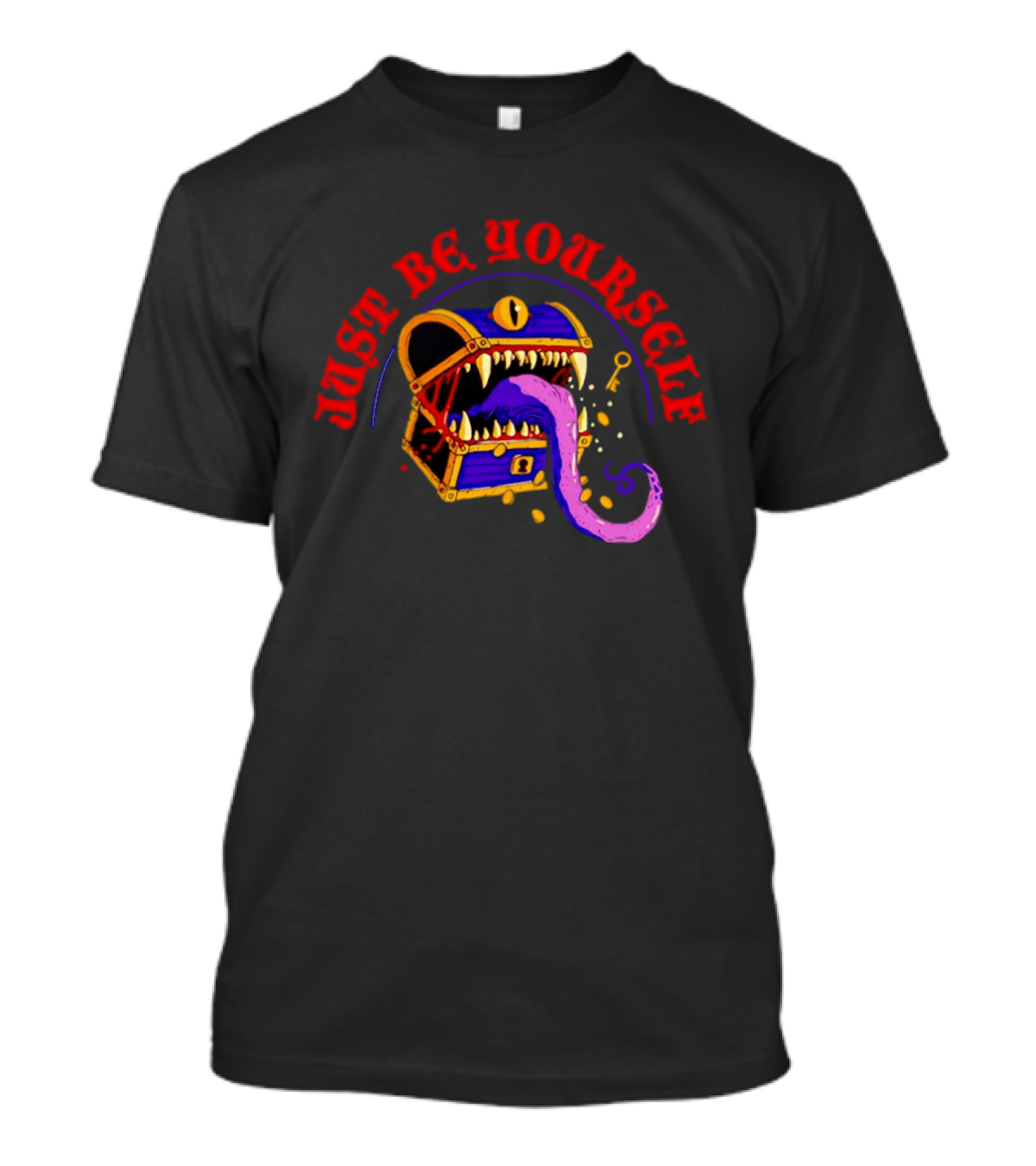 Just Be Yourself Dungeons And Dragons Mimic Monster T-Shirt