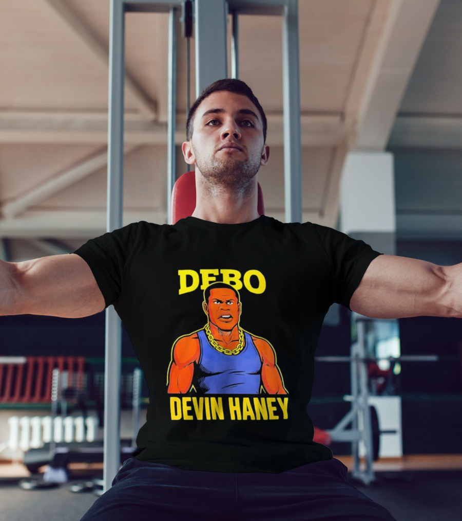 DEBO Devin Haney Cartoon Chain Bold T-Shirt