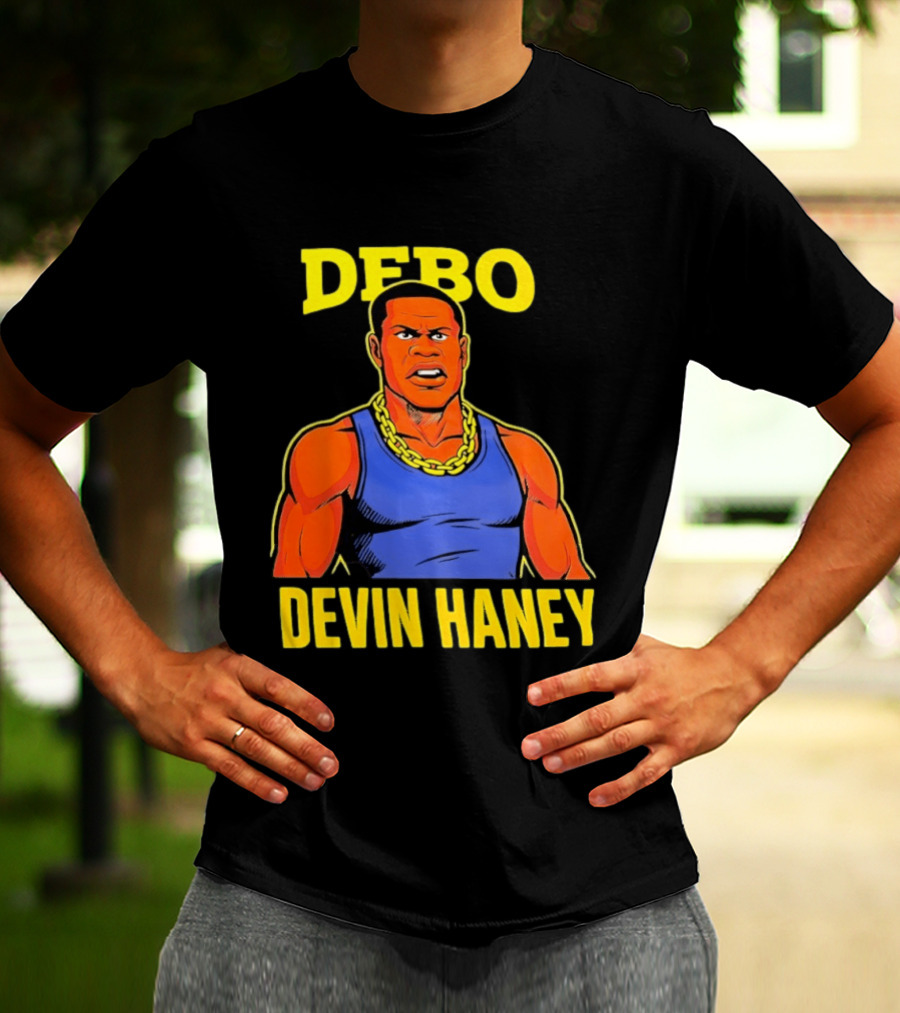 DEBO Devin Haney Cartoon Chain Bold T-Shirt