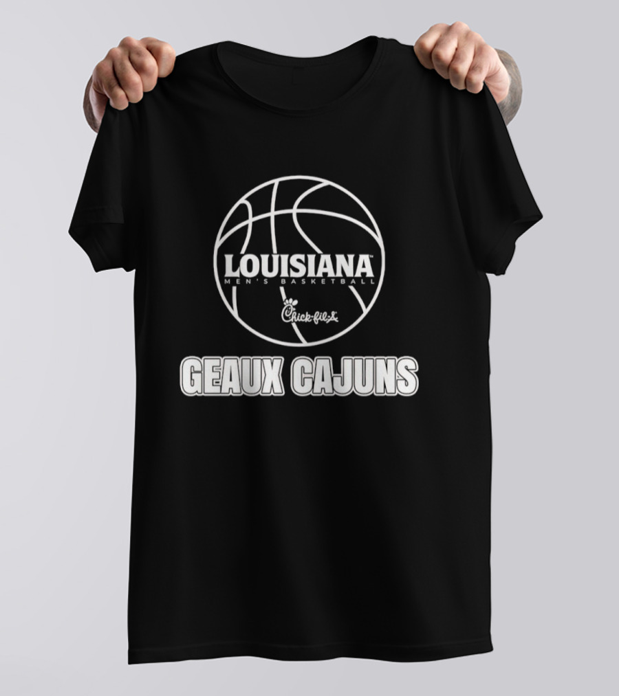 Louisiana Ragin Men's Basketball Chick Fil A Geaux Cajuns Basketball T-Shirt