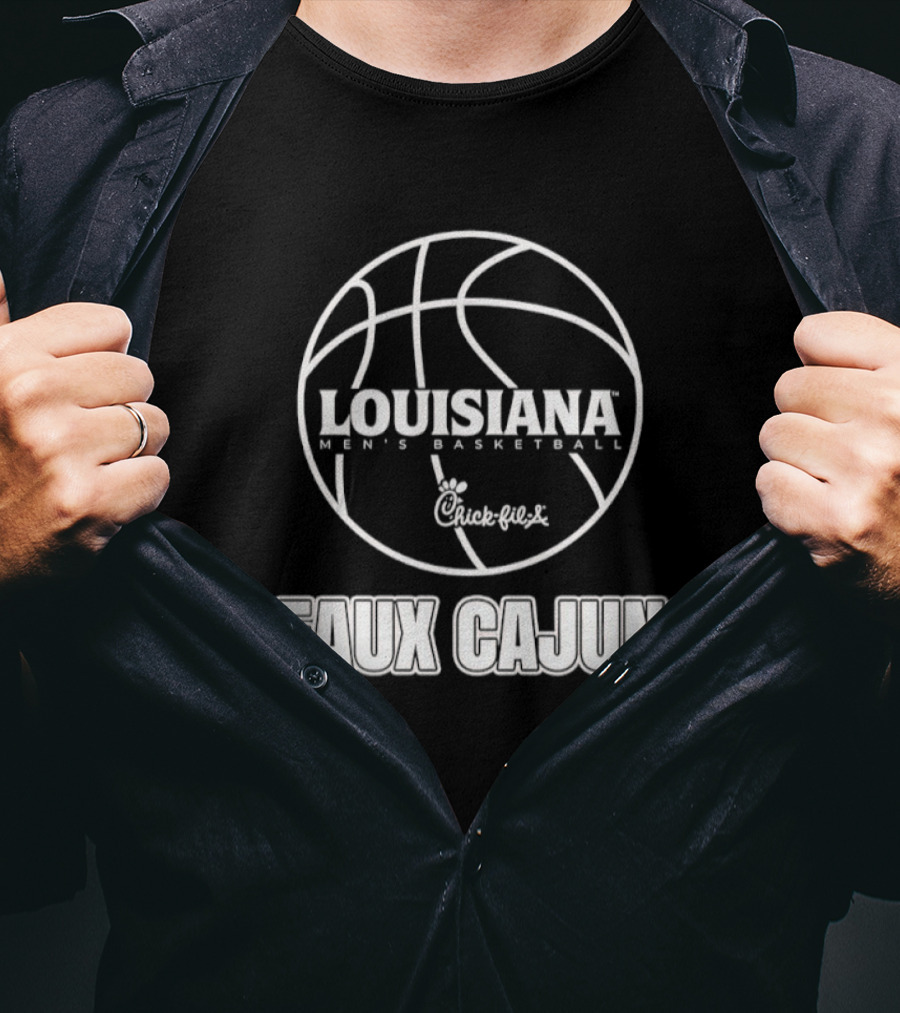 Louisiana Ragin Men's Basketball Chick Fil A Geaux Cajuns Basketball T-Shirt