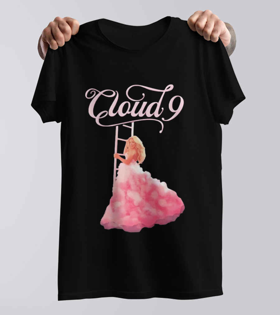 Megan Moroney Cloud 9 Tour Vintage Ladder Pink Dress T-Shirt