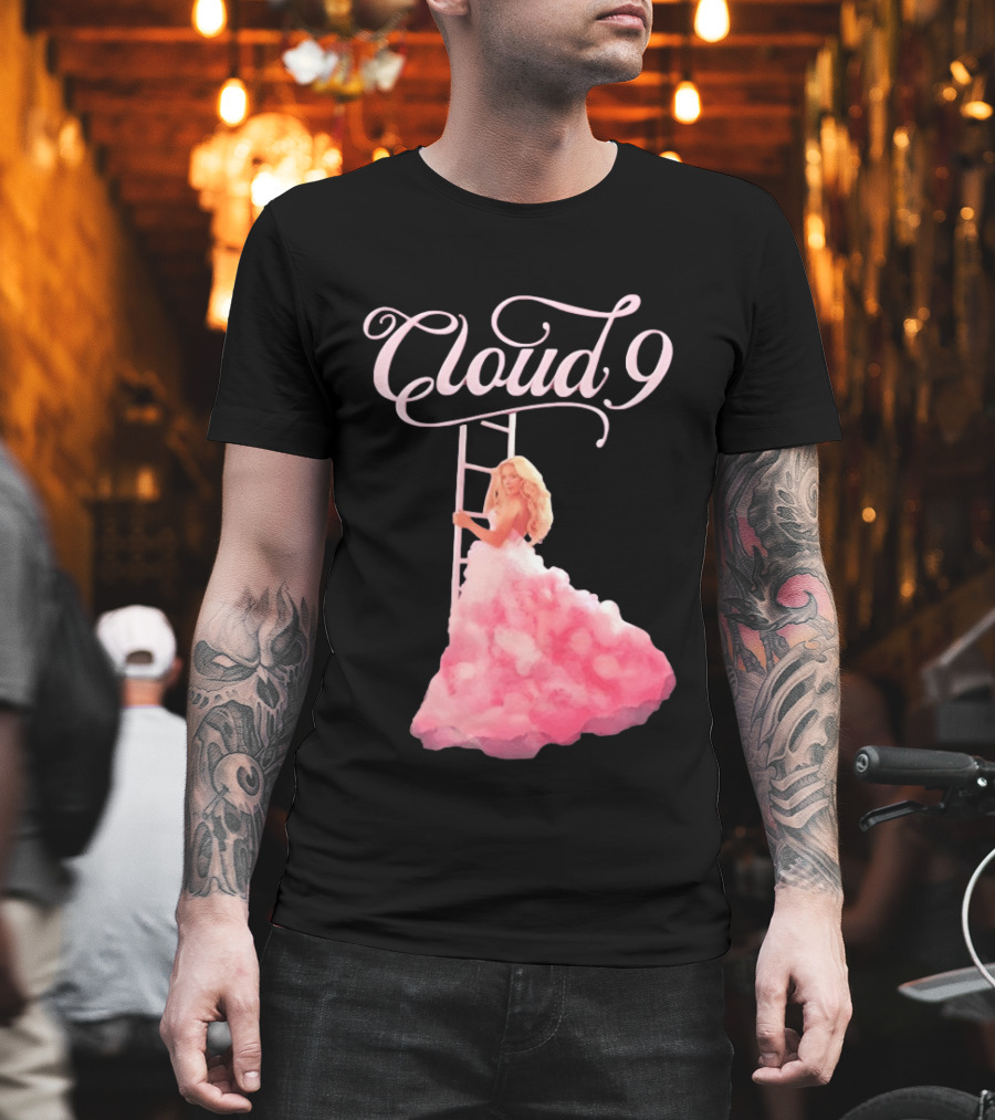Megan Moroney Cloud 9 Tour Vintage Ladder Pink Dress T-Shirt