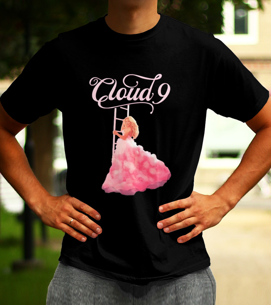 Megan Moroney Cloud 9 Tour Vintage Ladder Pink Dress T-Shirt