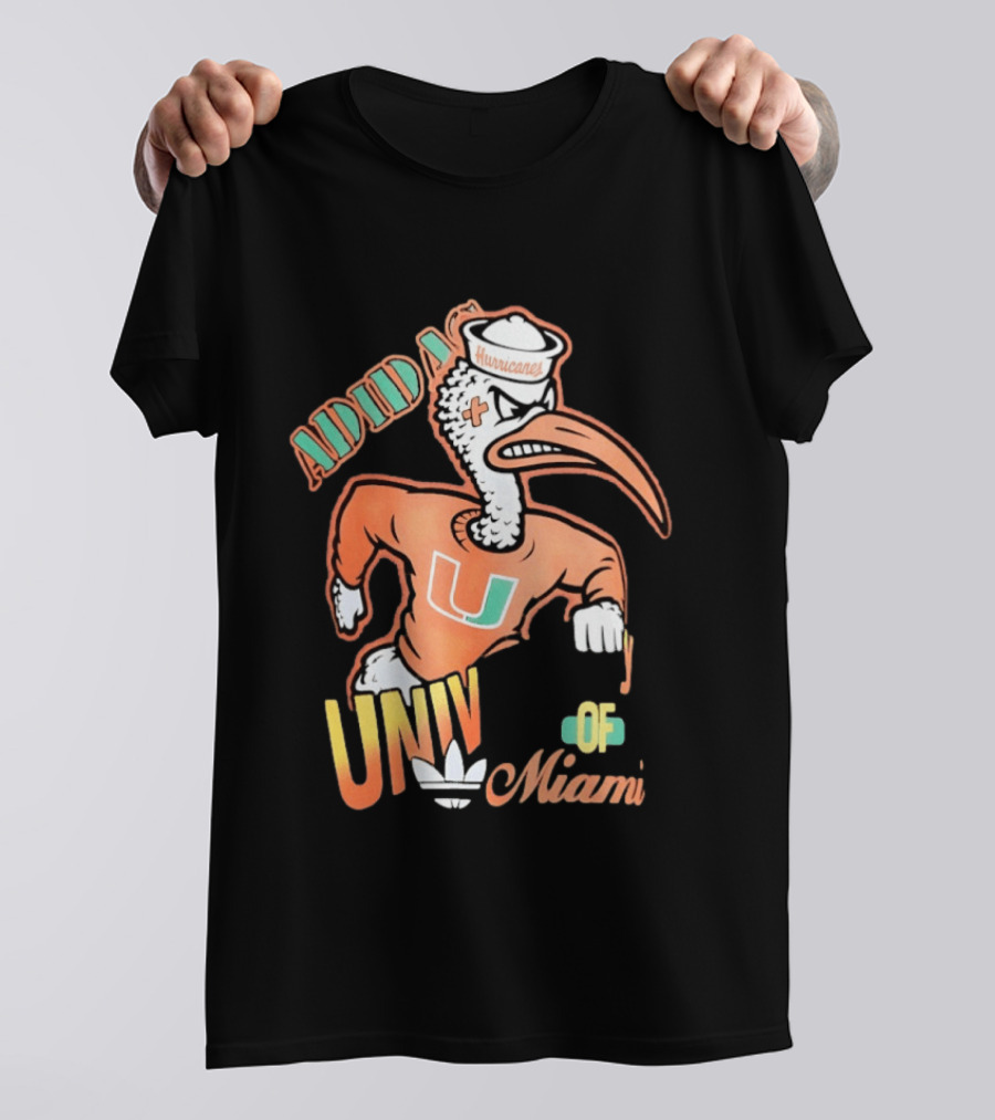 ADIDAS Univ Of Miami Hurricanes T-Shirt