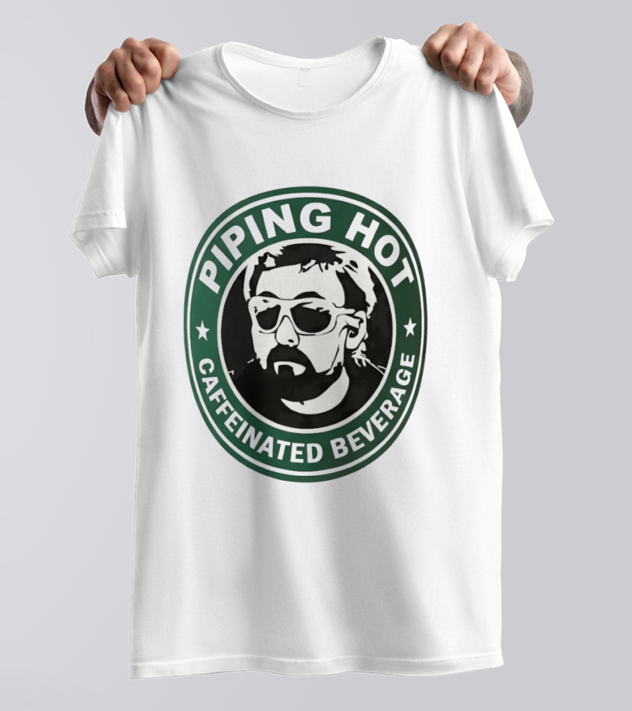 Piping Hot Caffeinated Beverage Adam The Woo T-Shirt