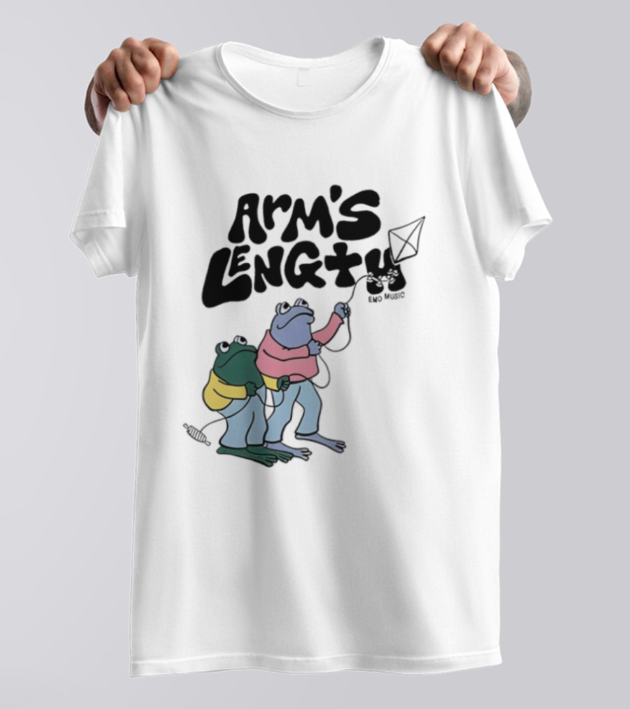 Arm's Length Frog And Toad Kite Emo Music T-Shirt