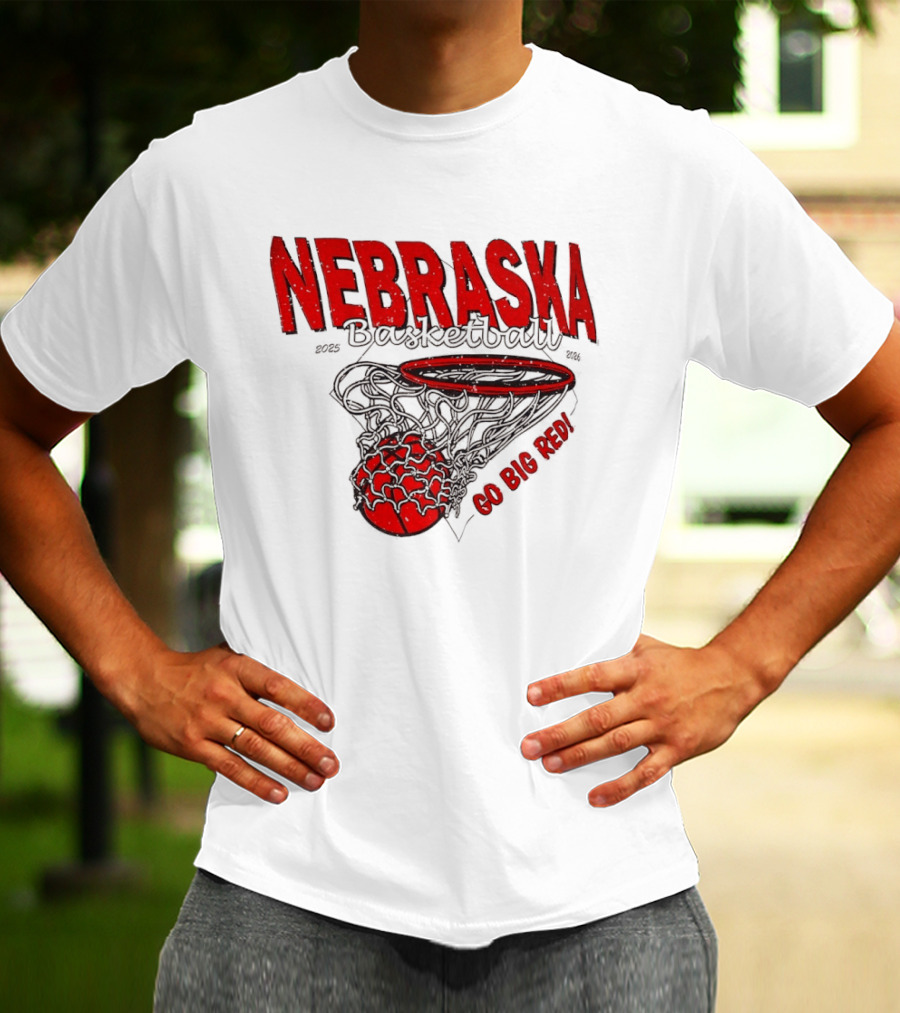Nebraska Basketball Go Big Red 2025 2026 T-Shirt