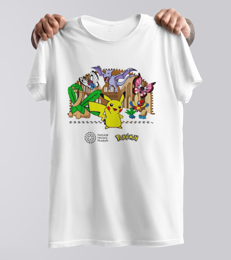 Pokémon Natural History Museum 2026 Pikachu And Friends Adventure T-Shirt