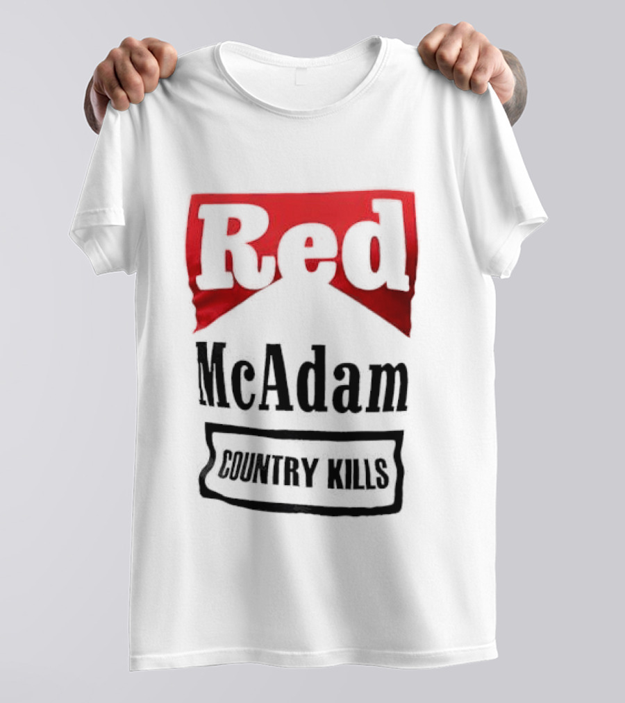 Red McAdam Country Kills Bold T-Shirt