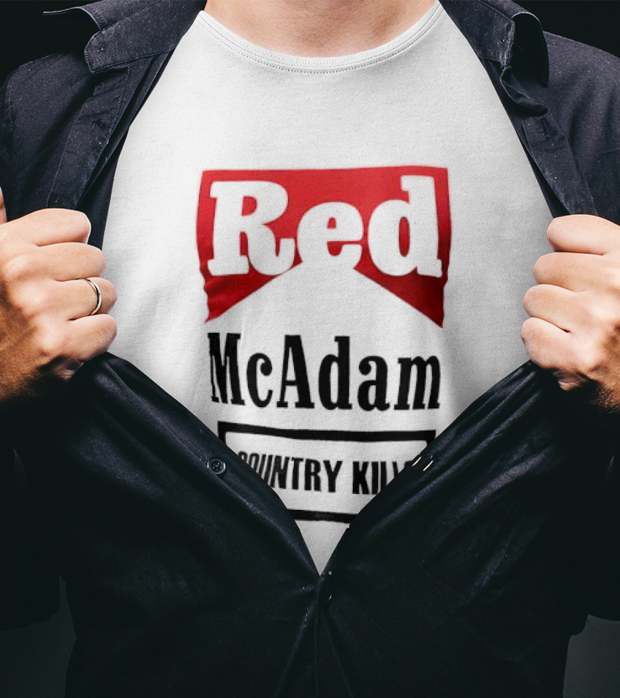 Red McAdam Country Kills Bold T-Shirt