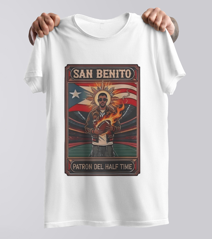 San Benito Patron Del Half Time Game Day Benito Bowl T-Shirt