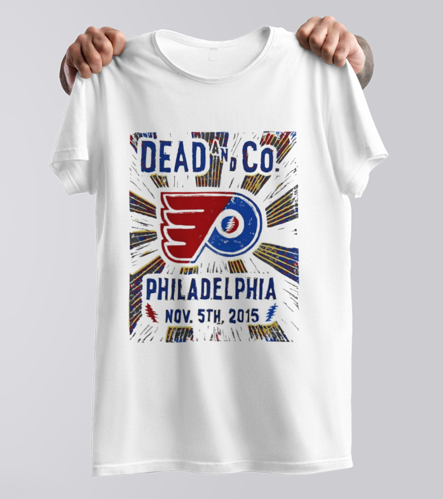 Dead And Company Philadelphia Flyers Nov 5th 2015 T-Shirt
