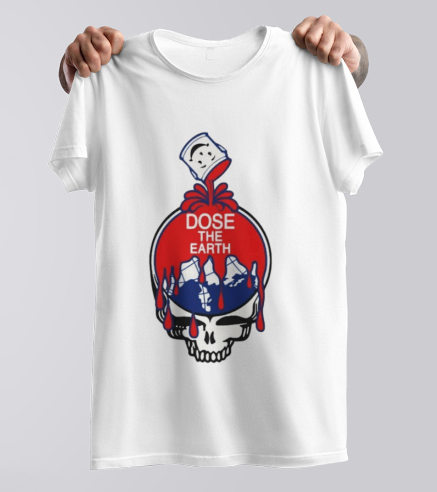 Dose The Earth Grateful Dead Skull Bob Weir T-Shirt
