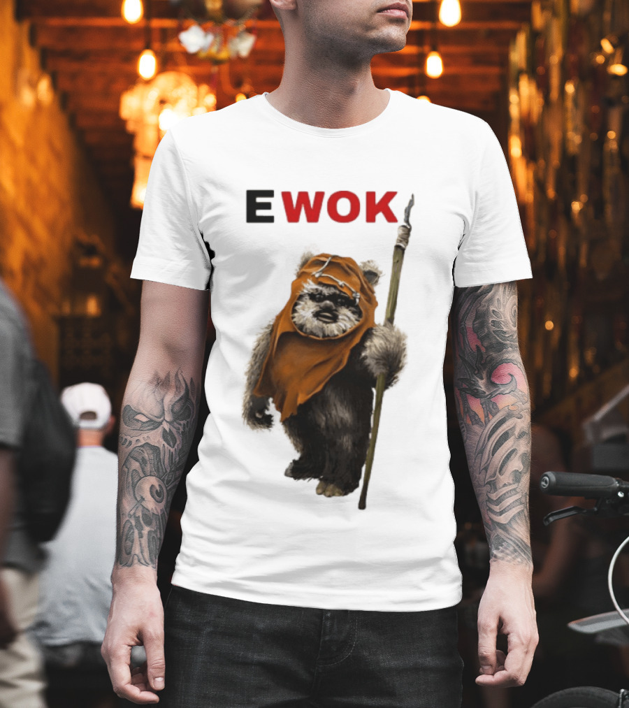 Ewok Wicket W Warrick Star Wars Character Iconic Film Creature T-Shirt