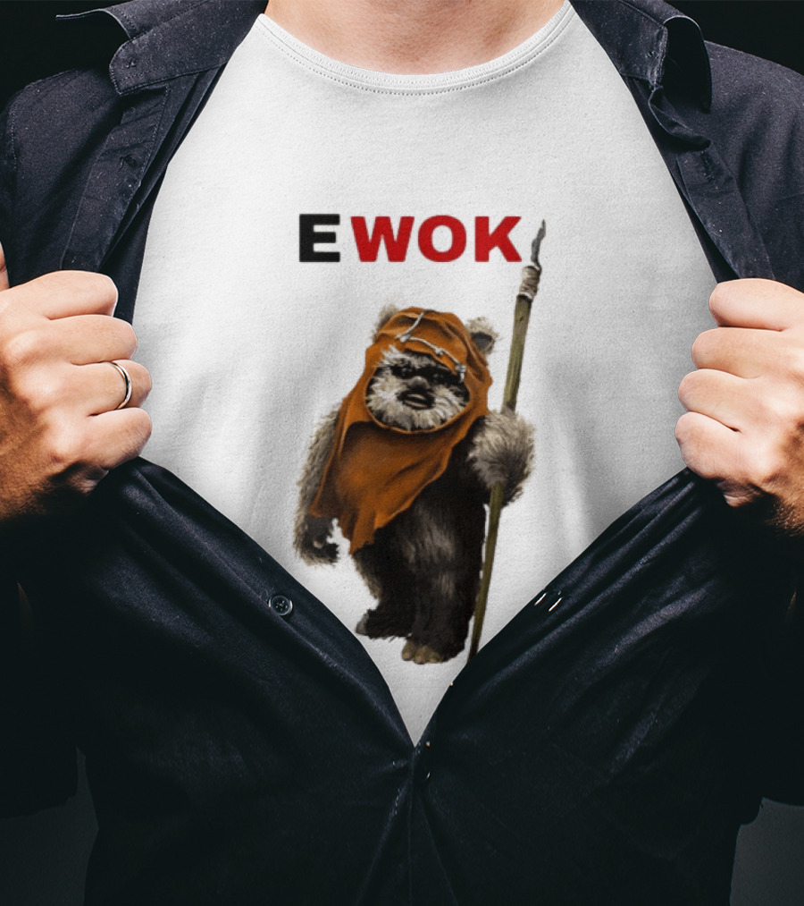 Ewok Wicket W Warrick Star Wars Character Iconic Film Creature T-Shirt