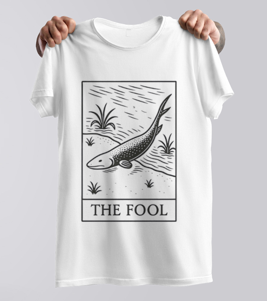 The Fool Fish Devonian Era Tarot Aesthetic T-Shirt