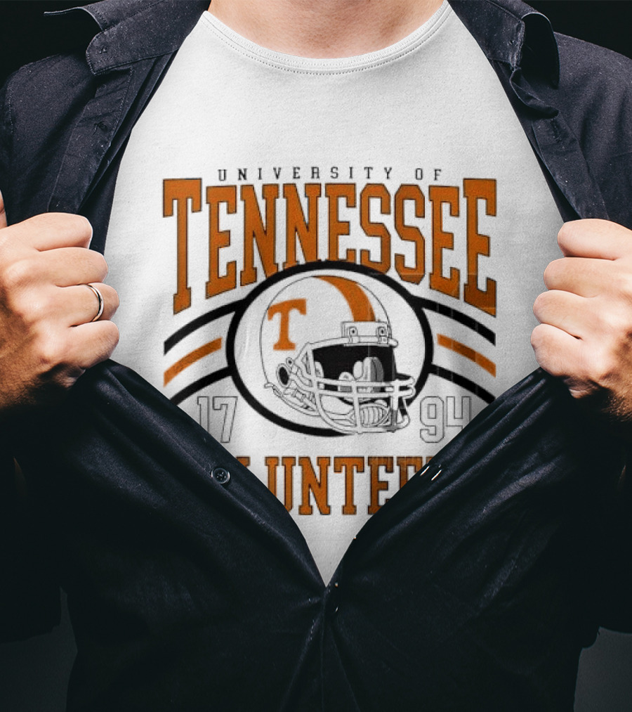 University Of Tennessee Volunteers Helmet 1794 Football Team Heritage T-Shirt