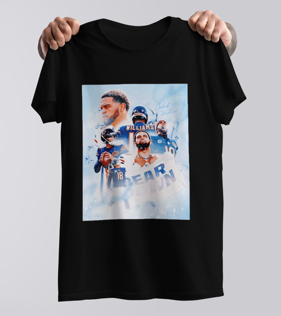 Caleb Williams Bear Down Chicago Quarterback Leadership T-Shirt