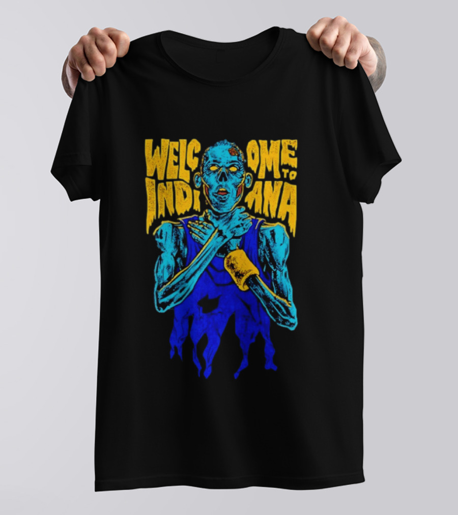 Welcome To Indiana Knick Killer Zombie T-Shirt