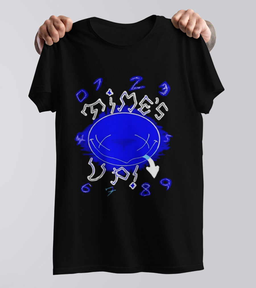 Times Up Design Kookoo Grace Numbers Blue T-Shirt