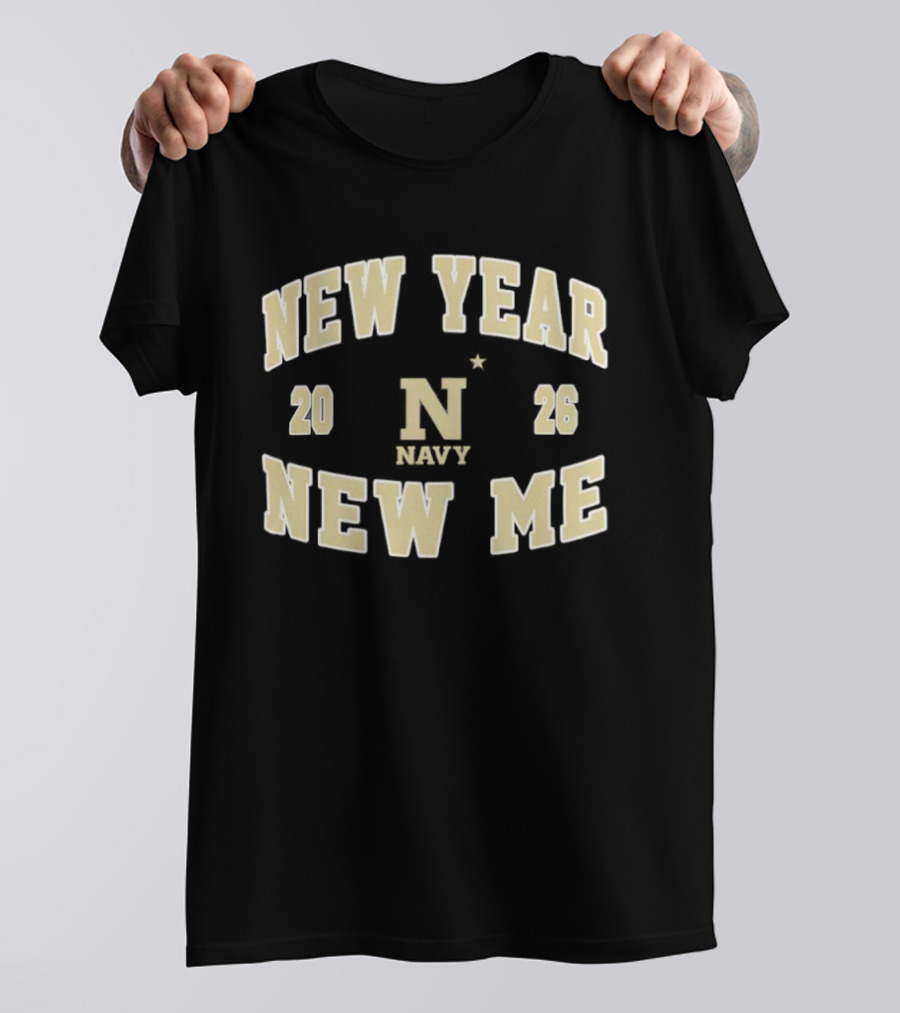 Navy Midshipmen New Year New Me 2026 T-Shirt
