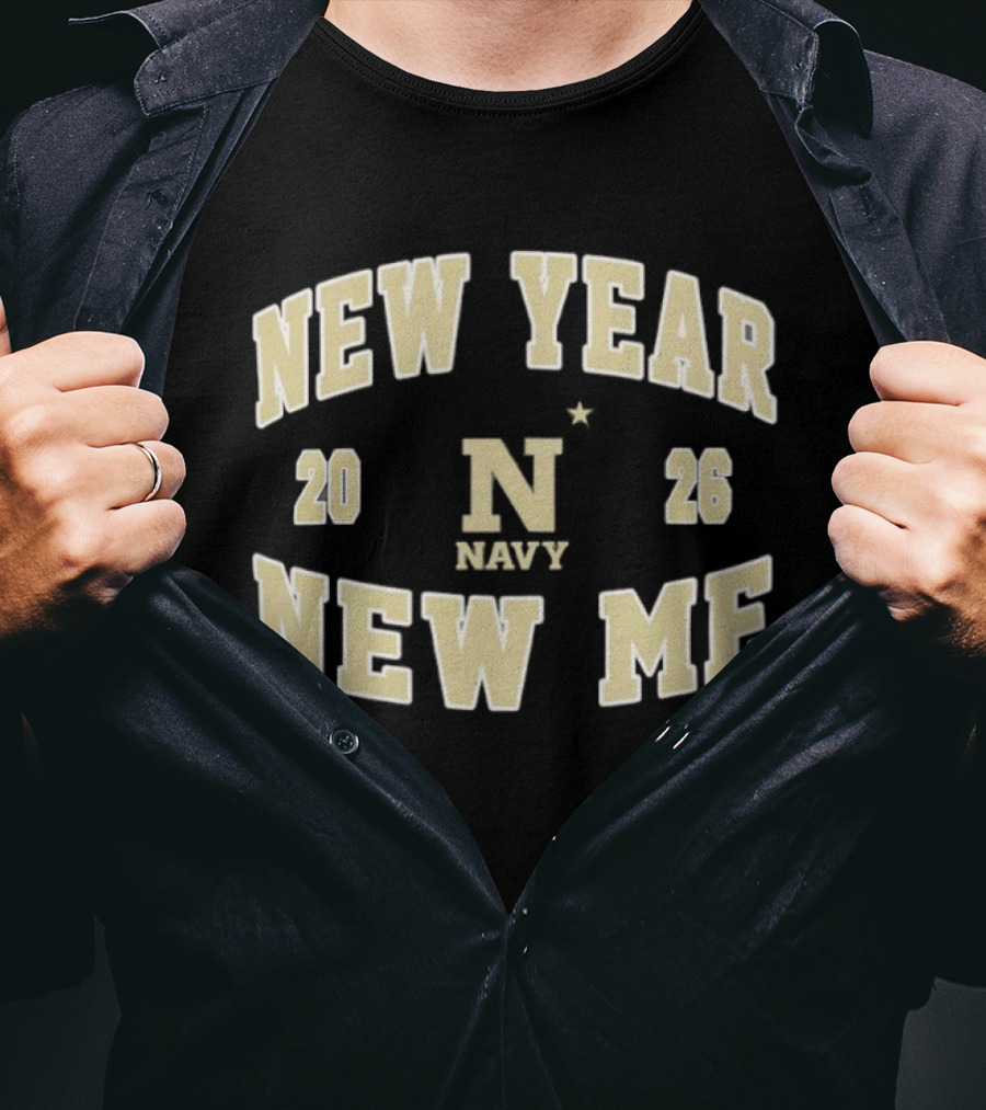 Navy Midshipmen New Year New Me 2026 T-Shirt