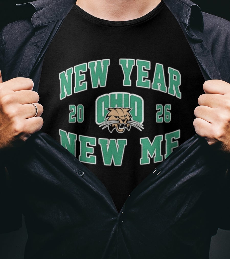 New Year New Me Ohio Bobcats Football 2026 T-Shirt