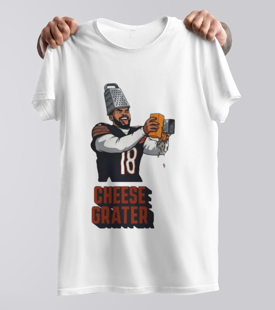 Caleb Williams Cheese Grater Chicago Football Humor T-Shirt