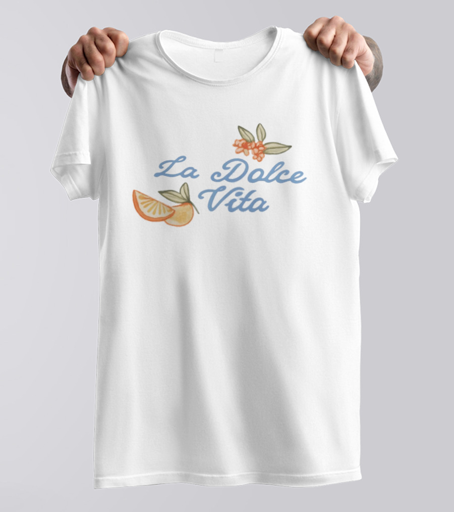 La Dolce Vita Citrus And Floral Italian Summer Vibes T-Shirt