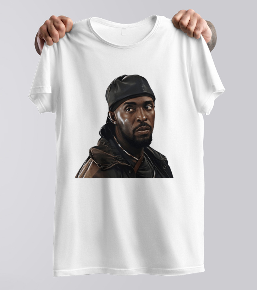 Tray Chaney The Wire Omar Leather Hat Beaded Necklace T-Shirt