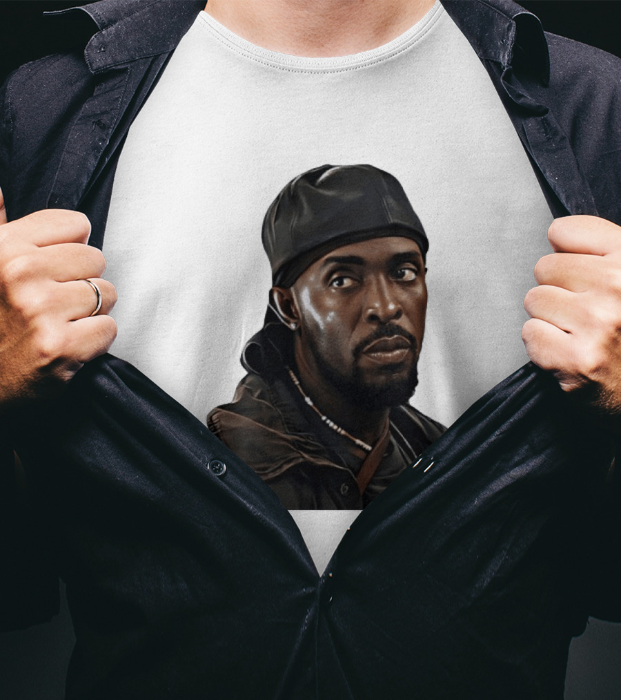 Tray Chaney The Wire Omar Leather Hat Beaded Necklace T-Shirt