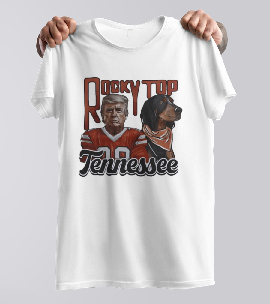 Tennessee Volunteers Rocky Top Donald Trump Smokey Dog T-Shirt