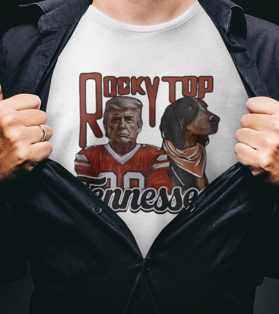 Tennessee Volunteers Rocky Top Donald Trump Smokey Dog T-Shirt