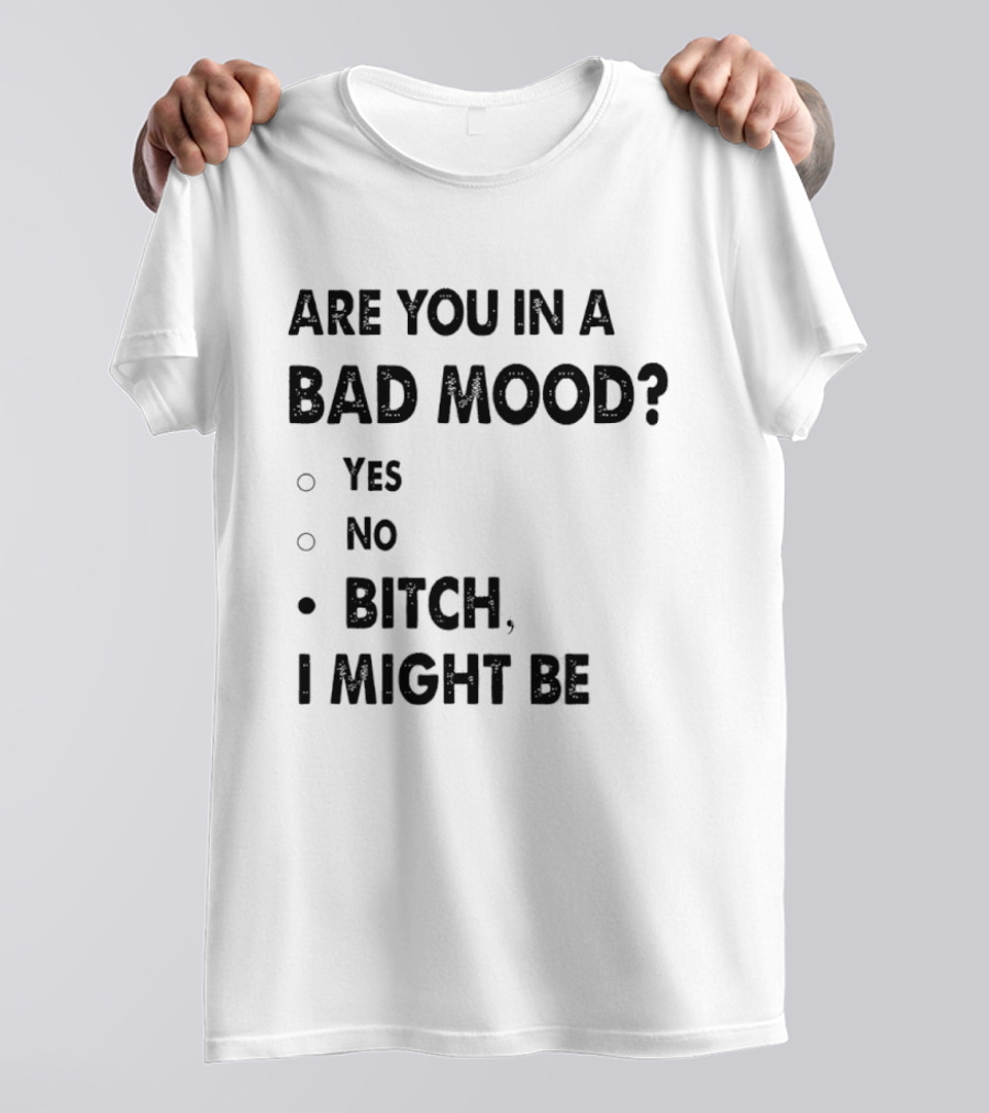 Are You In A Bad Mood Yes No Bitch I Might Be T-Shirt