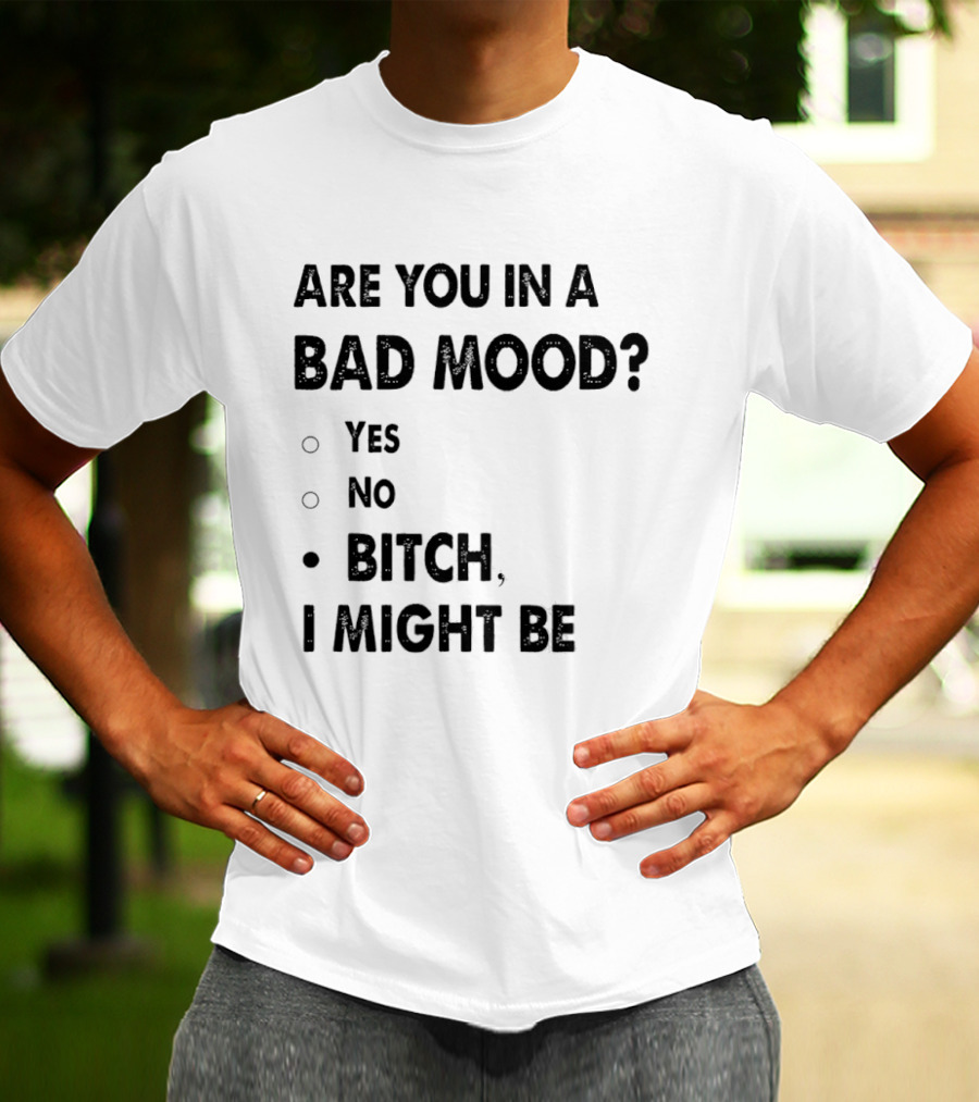Are You In A Bad Mood Yes No Bitch I Might Be T-Shirt