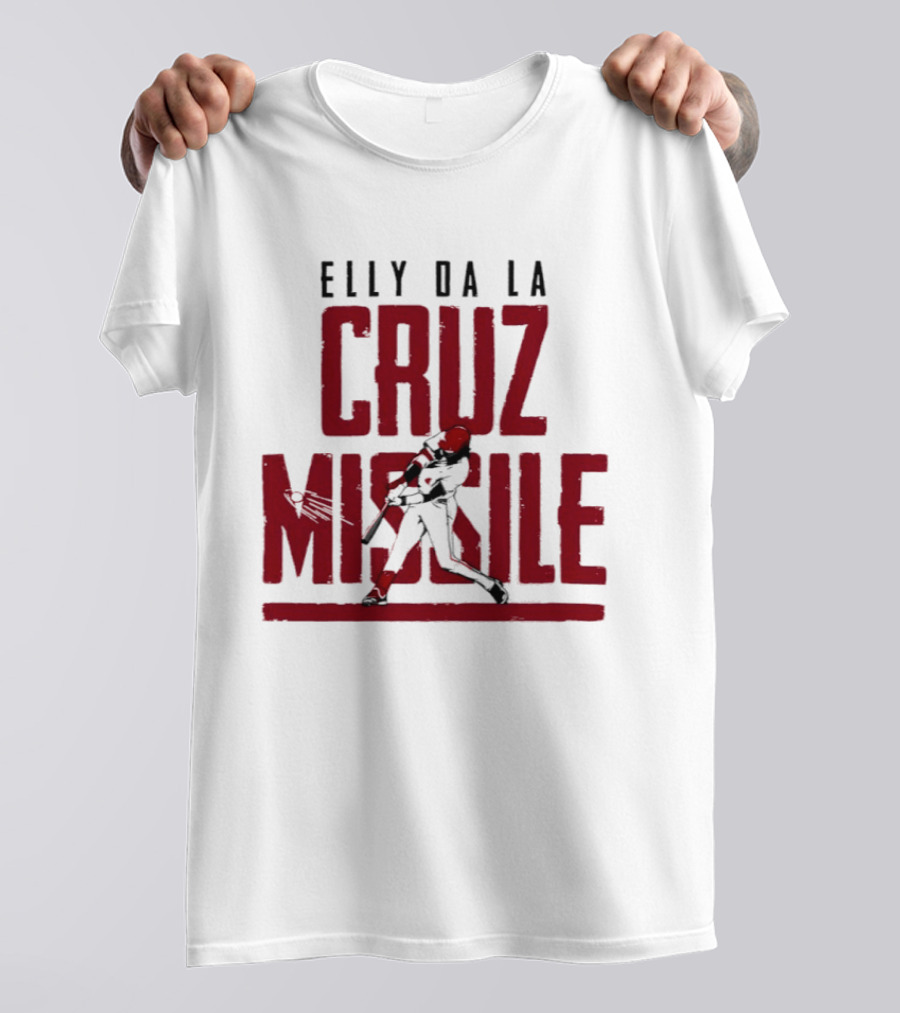 Elly De La Cruz Missile Cincinnati Reds MLB T-Shirt