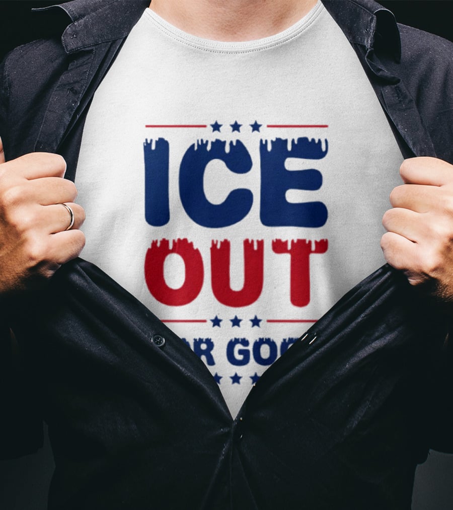 Ice Out For Good Protest Movement Activism T-Shirt