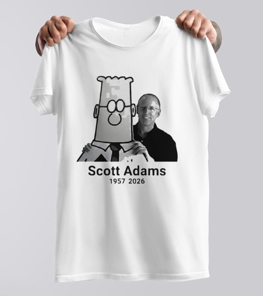 Scott Adams 1957 2026 Dilbert T-Shirt
