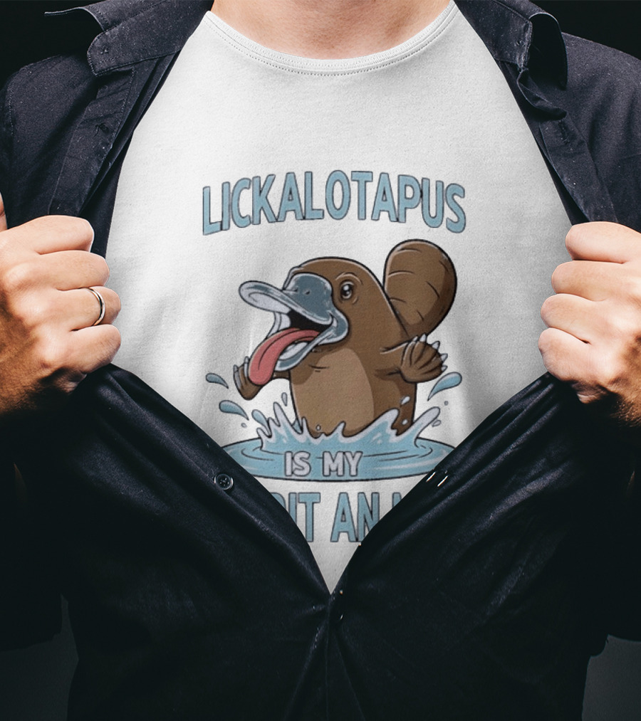 Lickalotapus Platypus Is My Spirit Animal T-Shirt