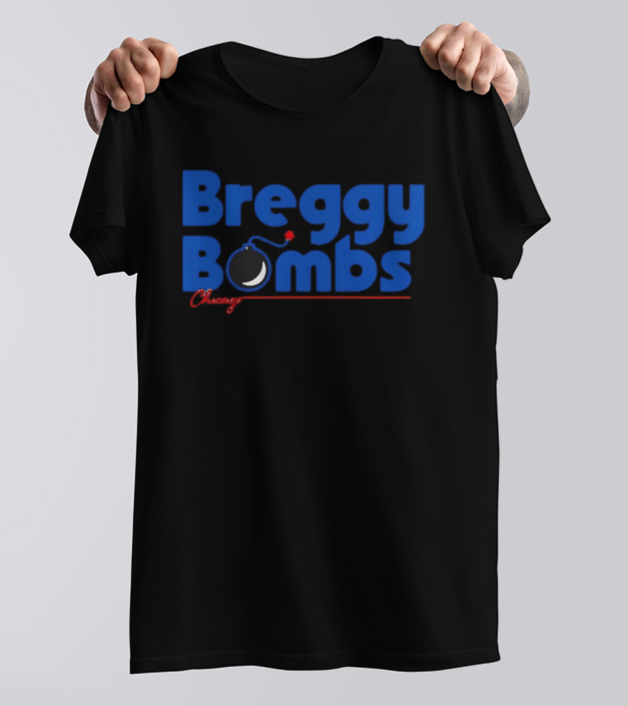 Breggy Bombs Chicago Baseball Alex Bregman T-Shirt
