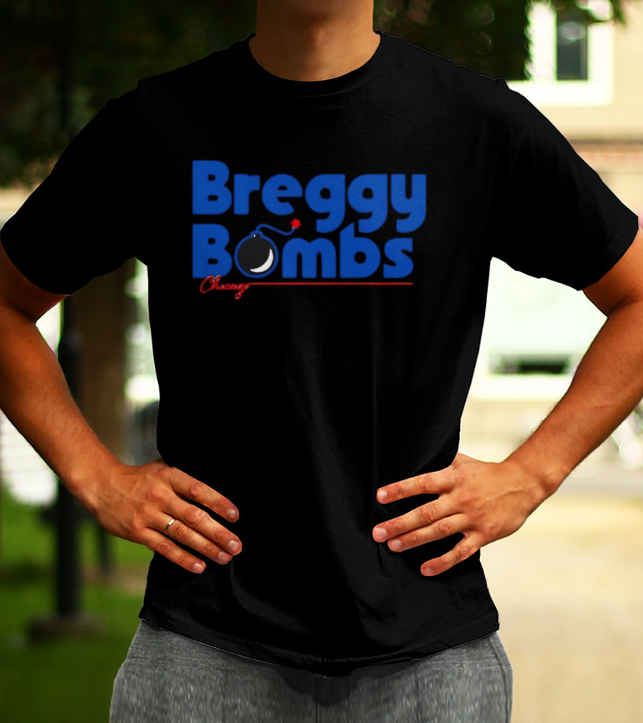 Breggy Bombs Chicago Baseball Alex Bregman T-Shirt