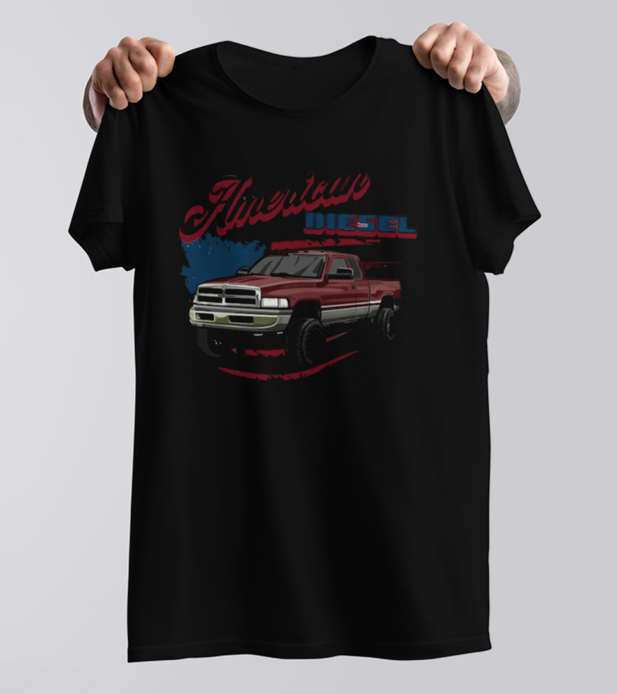 American Diesel 2nd Gen Ram Truck Vintage Style Pickup T-Shirt