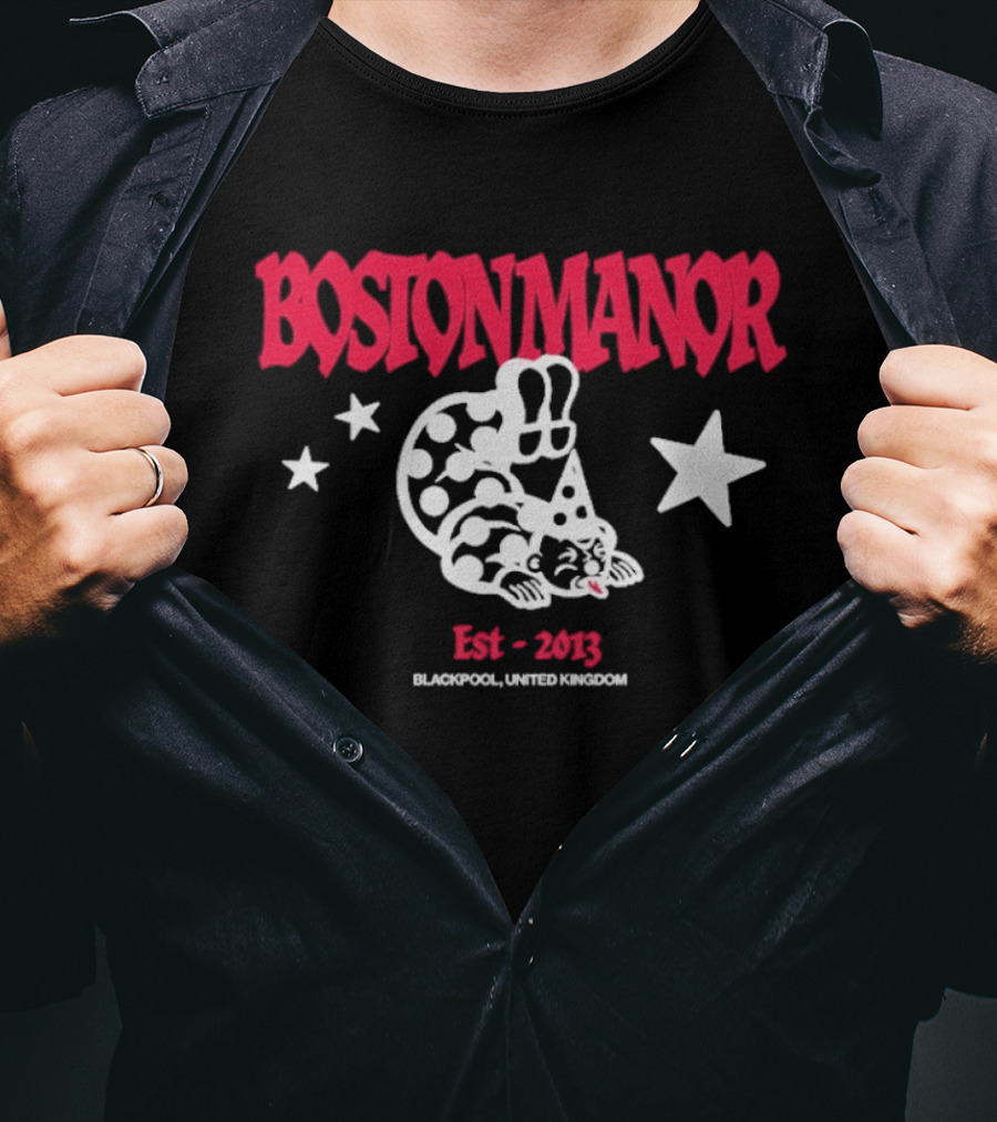 Boston Manor Clown Stars Blackpool United Kingdom Est 2013 T-Shirt