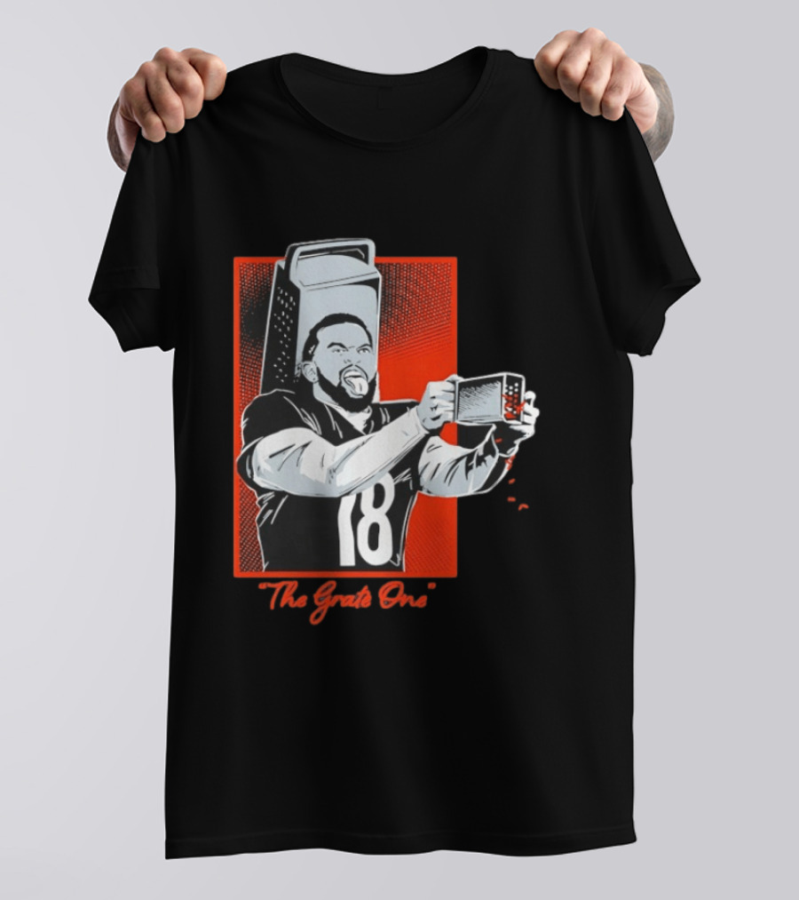 Caleb Williams The Grate One Sports Tribute With Cheese Grater T-Shirt