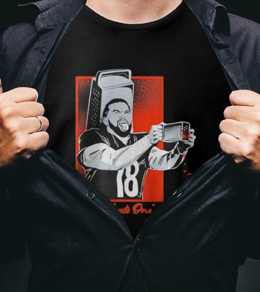 Caleb Williams The Grate One Sports Tribute With Cheese Grater T-Shirt