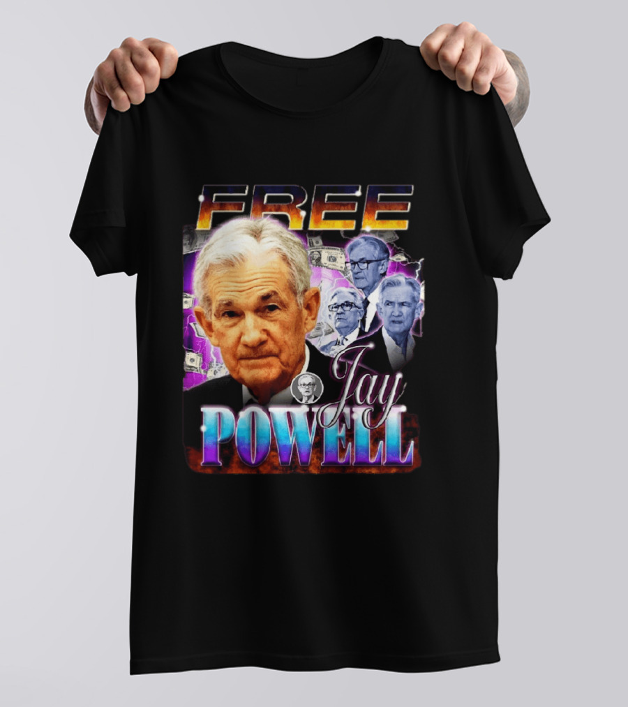 Free Jay Powell Jerome Powell Money T-Shirt