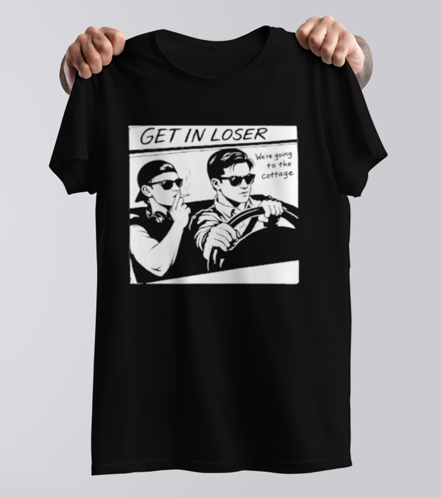 Get In Loser We're Going To The Cottage Heated Rivalry Comic T-Shirt